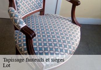 Tapissage fauteuils et sièges 46 Lot TAPISSIER 46