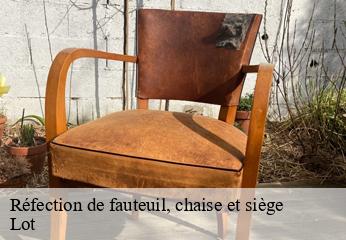 Réfection de fauteuil, chaise et siège 46 Lot  CHEZ WILLIAM TAPISSIER 46