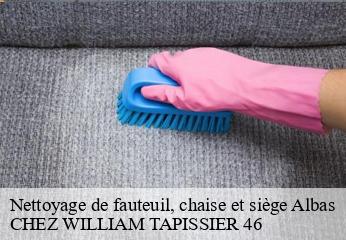 Nettoyage de fauteuil, chaise et siège  albas-46140 CHEZ WILLIAM TAPISSIER 46