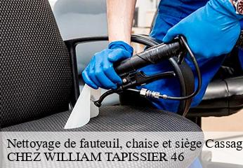 Nettoyage de fauteuil, chaise et siège  cassagnes-46700 CHEZ WILLIAM TAPISSIER 46