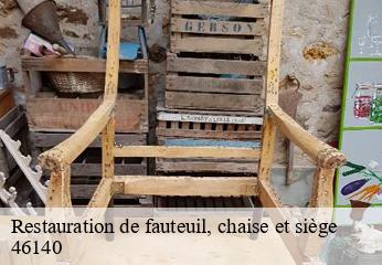 Restauration de fauteuil, chaise et siège  albas-46140 CHEZ WILLIAM TAPISSIER 46