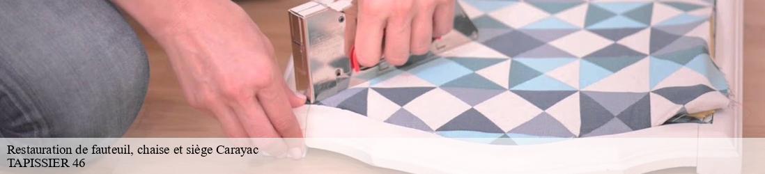 Restauration de fauteuil, chaise et siège carayac-46160 TAPISSIER 46