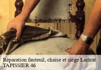 Réparation fauteuil, chaise et siège ladirat-46400 TAPISSIER 46