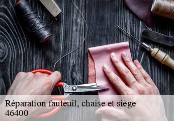 Réparation fauteuil, chaise et siège ladirat-46400 TAPISSIER 46