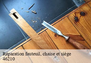 Réparation fauteuil, chaise et siège saint-hilaire-bessonies-46210 TAPISSIER 46