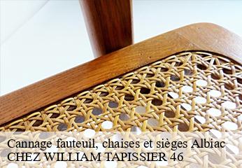 Cannage fauteuil, chaises et sièges  albiac-46500 CHEZ WILLIAM TAPISSIER 46