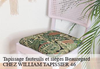 Tapissage fauteuils et sièges  beauregard-46260 CHEZ WILLIAM TAPISSIER 46