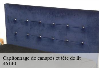 Capitonnage de canapés et tête de lit  albas-46140 CHEZ WILLIAM TAPISSIER 46