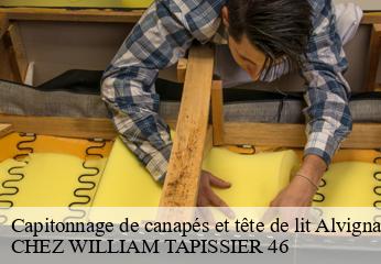 Capitonnage de canapés et tête de lit  alvignac-46500 CHEZ WILLIAM TAPISSIER 46