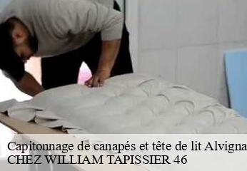 Capitonnage de canapés et tête de lit  alvignac-46500 CHEZ WILLIAM TAPISSIER 46