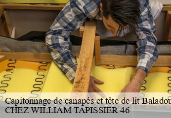 Capitonnage de canapés et tête de lit  baladou-46600 CHEZ WILLIAM TAPISSIER 46