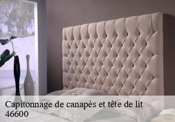 Capitonnage de canapés et tête de lit  baladou-46600 CHEZ WILLIAM TAPISSIER 46