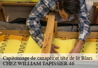 Capitonnage de canapés et tête de lit  blars-46330 CHEZ WILLIAM TAPISSIER 46