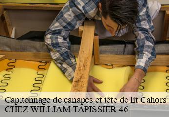 Capitonnage de canapés et tête de lit  cahors-46000 CHEZ WILLIAM TAPISSIER 46