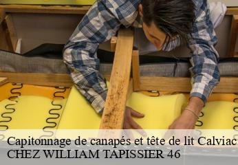 Capitonnage de canapés et tête de lit  calviac-46190 CHEZ WILLIAM TAPISSIER 46