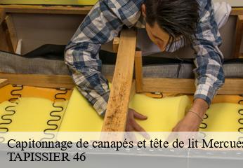 Capitonnage de canapés et tête de lit mercues-46090 TAPISSIER 46