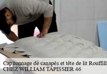 Capitonnage de canapés et tête de lit  rouffilhac-46300 CHEZ WILLIAM TAPISSIER 46