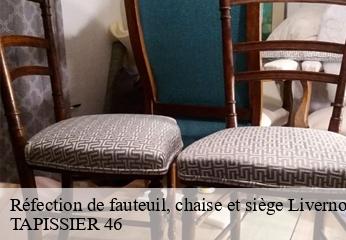 Réfection de fauteuil, chaise et siège livernon-46320 TAPISSIER 46