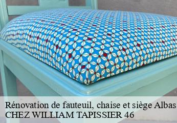 Rénovation de fauteuil, chaise et siège  albas-46140 CHEZ WILLIAM TAPISSIER 46