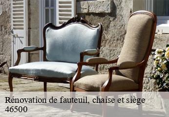 Rénovation de fauteuil, chaise et siège  albiac-46500 CHEZ WILLIAM TAPISSIER 46