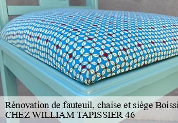 Rénovation de fauteuil, chaise et siège  boissieres-46150 CHEZ WILLIAM TAPISSIER 46