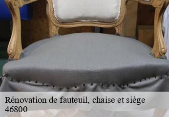 Rénovation de fauteuil, chaise et siège le-boulve-46800 TAPISSIER 46