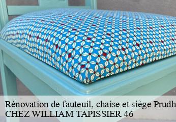 Rénovation de fauteuil, chaise et siège  prudhomat-46130 CHEZ WILLIAM TAPISSIER 46